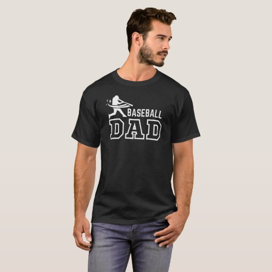 T-shirt Baseball Dad (Devant entier)