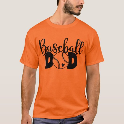 T-shirt Baseball Dad (Devant)
