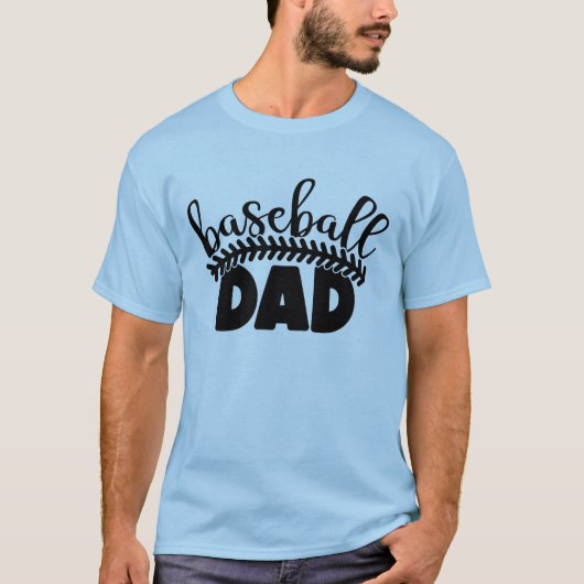 T-shirt Baseball  Dad  (Devant)