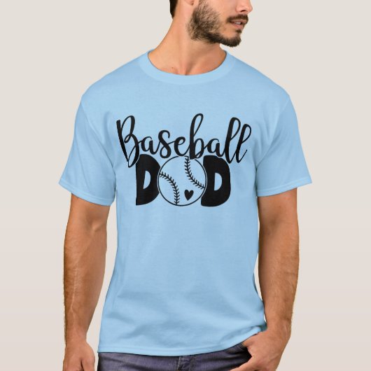 T-shirt Baseball Dad (Devant)
