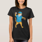 T-shirt Baseball de chat (Devant)
