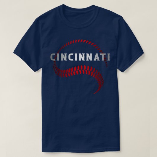 T-shirt Baseball de Cincinnati (Design devant)