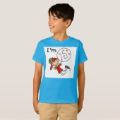 T-shirt Baseball de garçon J'ai 5 ans (Devant entier)