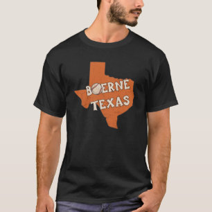 T-shirt Baseball de la Petite Ligue Rétro Boerne Texas