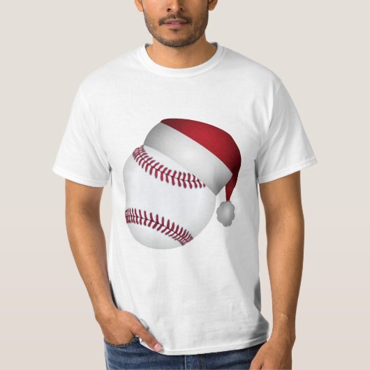 T-shirt Baseball de Noël (Devant)