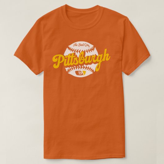T-shirt Baseball de Pittsburgh (Design devant)