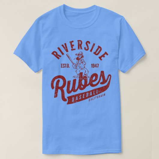 T-shirt Baseball de Riverside Rubes (Design devant)