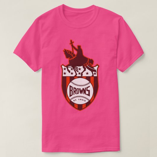 T-shirt Baseball de St Louis Browns (Design devant)