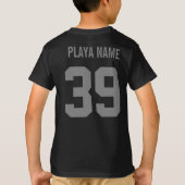 T-shirt baseball déchirée (numéro et nom) (Dos)