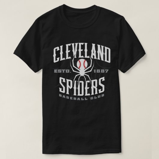 T-shirt Baseball des araignées (Design devant)