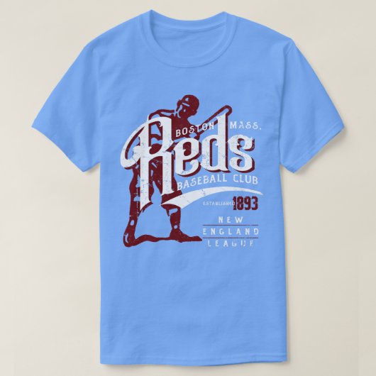T-shirt Baseball des Boston Reds (Design devant)
