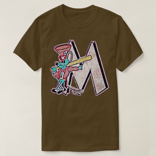T-shirt Baseball des Madison Hatters (Design devant)