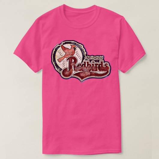 T-shirt Baseball des Redbirds de Springfield (Design devant)