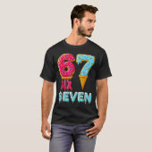 T-shirt Baseball Drip Number 67 Player 67 Meme Ice Cream D (Devant entier)