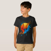 T-shirt Baseball Drip Team For Boys And Girls Ice Cream Co (Devant entier)