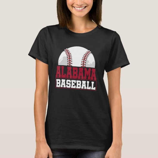 T-shirt Baseball en Alabama (Devant)