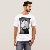 T-shirt baseball en main (Devant entier)