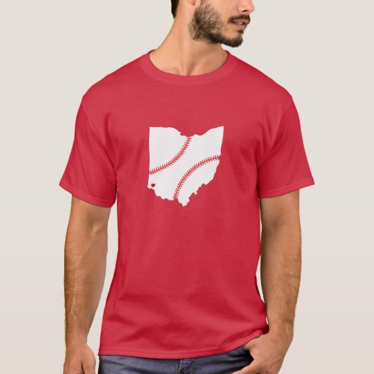 T-shirt Baseball en Ohio (Devant)
