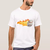 T-shirt Baseball flamboyant (Devant)