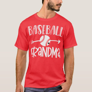 T-shirt Baseball Grandma from Grandson Cute Arrow Heart G