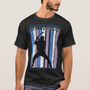 T-shirt Baseball Halloween Costume Garçons Mens Joueur S