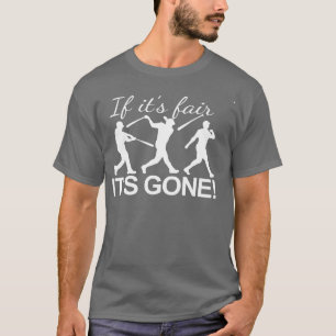 T-shirt Baseball Home Run Si Son Juste Son Dingler Glissé