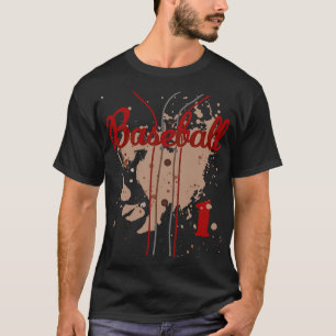 T-shirt Baseball Jersey Numéro 1 Baseball Uniforme Dirty F