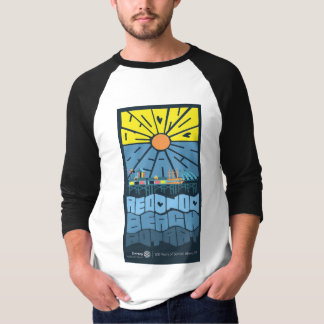 T-shirt Baseball Jersey Style Redondo Beach Rotary Shirt