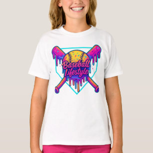 T-shirt Baseball Lifestyle Vêtements jeunes Baseball Drip 