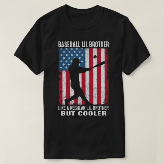 T-shirt Baseball LIL BROTHER Comme LIL Bu BROTHER BU (Design devant)