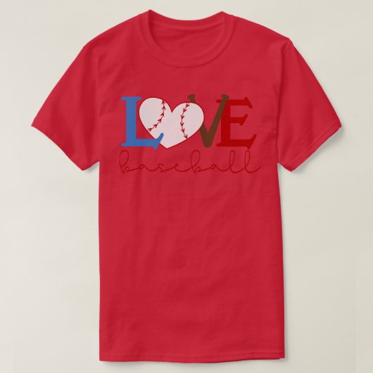 T-shirt Baseball Lover 1 (Design devant)