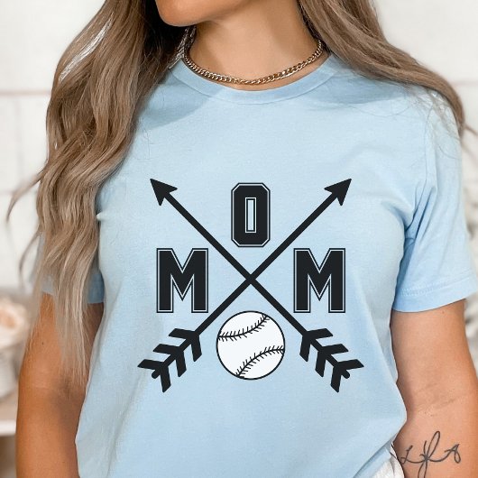 T-shirt Baseball Maman Jeu Jour Ballpark