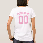 T-shirt Baseball Mom Team Custom Name Number  (Dos)