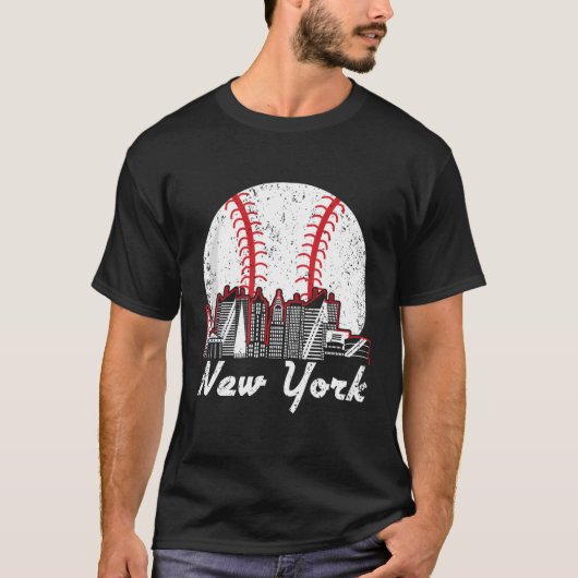 T-shirt Baseball New York (Devant)