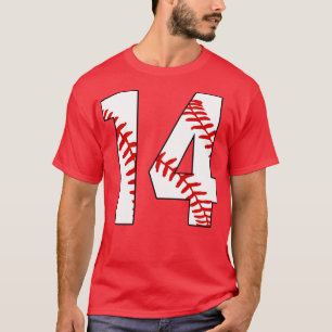 T-shirt Baseball Numéro 14 14 Jersey De Baseball Favorite