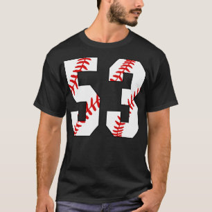 T-shirt Baseball Numéro 53 53 Jersey De Baseball Favorite