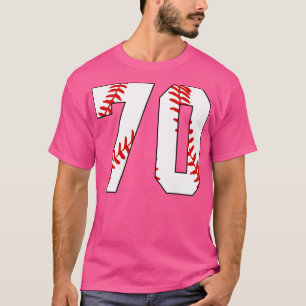 T-shirt Baseball Numéro 70 70 Baseball Jersey Favorite Pl