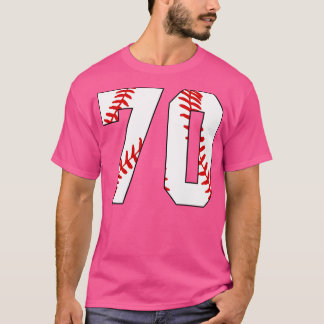 T-shirt Baseball Numéro 70 70 Baseball Jersey Favorite Pl