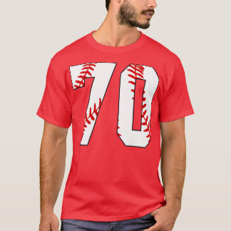 T-shirt Baseball Numéro 70 70 Baseball Jersey Favorite Pl