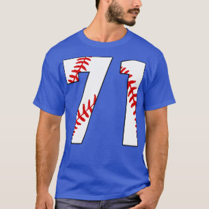 T-shirt Baseball Numéro 71 71 Baseball Jersey Favorite Pl