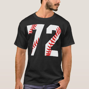 T-shirt Baseball Numéro 72 72 Baseball Jersey Favorite Pl