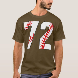 T-shirt Baseball Numéro 72 72 Baseball Jersey Favorite Pl