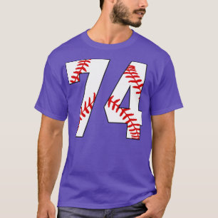 T-shirt Baseball Numéro 74 74 Baseball Jersey Favorite Pl
