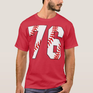 T-shirt Baseball Numéro 76 76 Baseball Jersey Favorite Pl