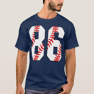 T-shirt Baseball Numéro 86 86 Baseball Jersey Favorite Pl