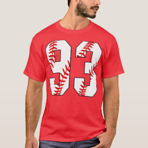 T-shirt Baseball Numéro 93 93 Jersey De Baseball Favorite