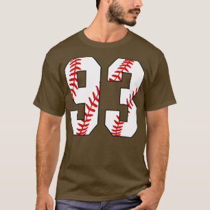 T-shirt Baseball Numéro 93 93 Jersey De Baseball Favorite 