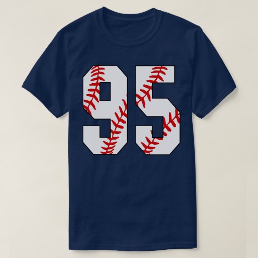 T-shirt Baseball Numéro 95 95 Baseball Jersey Favorite Pl (Design devant)
