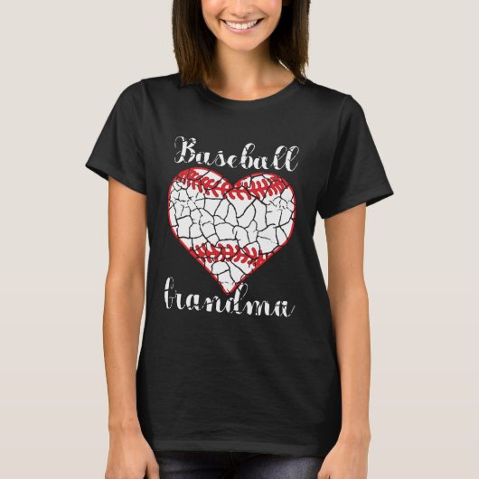 T-shirt Baseball Player Grandmother Baseball Grandma (Devant)