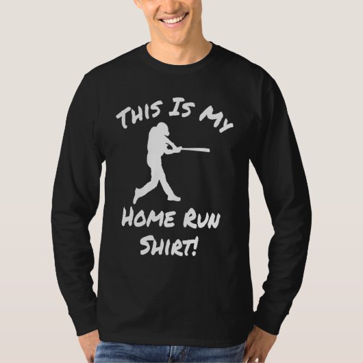 T-shirt Baseball Player Homerun (Devant)